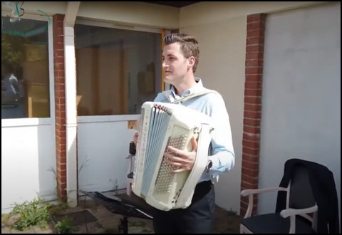 Fabrice Roche et son accordéon